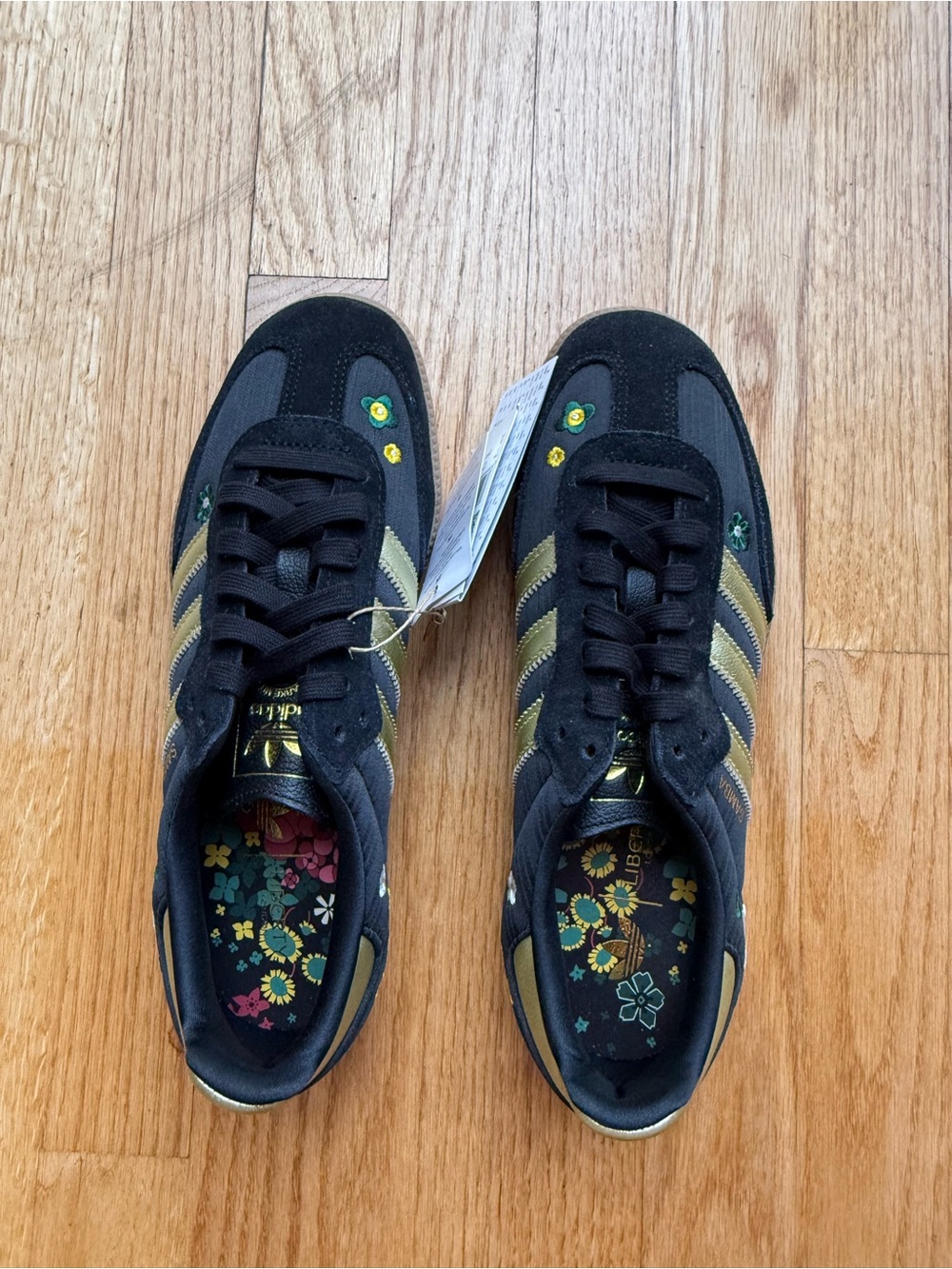 NWT ADIDAS ORIGINALS X LIBERTY LONDON
SAMBA OG SHOES Size 7.5 W - Picture 2 of 11